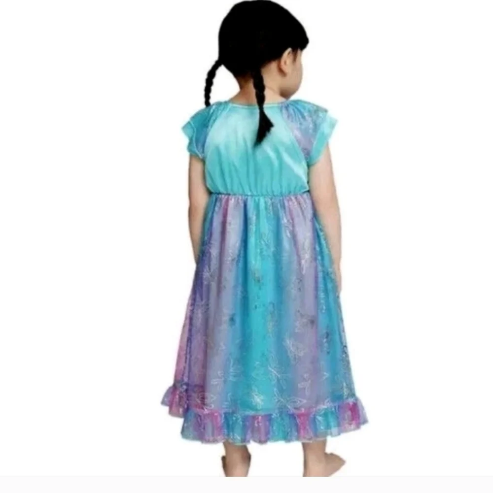 Disney Encanto Nightgown Pajama Shirt Movie Girls Fantasy Costume Dress, Nwt